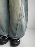 [unisex] Zenly Curve Denim Balloon Pants