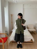 [Unisex] Colline Layered Nylon Hood Vest
