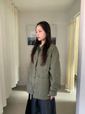 Tiol Cotton Collar Bomber Jacket