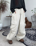 Neron cargo wide banding pants