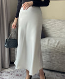 Molly Satin Mermaid Long Skirt