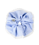 Sky Blooming Lace Scrunchies
