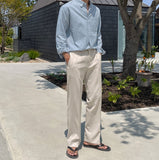 Burnut Coolmax Banding Wide Slacks