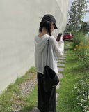 Chika strap nylon long skirt