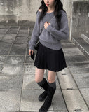 Yoni Angora Square Off Knit