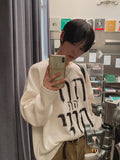 Vintage Graphic Waffle Round Long Sleeve