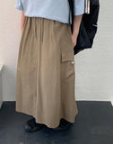 Shabaka Banding Deering Nylon Cargo Long Skirt