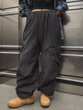 Flynn diagonal pocket denim cargo pants