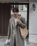 Oden Wool Notched Long Coat