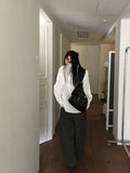 Tornet Western Eyelet String Slit Cotton Long Sleeve Shirt