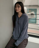 Kudelin Button Stripe Hoodie
