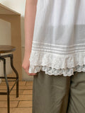 Lendel Flower Layered Sleeveless Blouse
