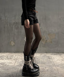 [Belt set] Rivet Suede Shorts