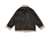 Fleece Mustang Jacket Brown