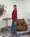 Rebed pocket shirt jacket
