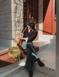 Hyde Maxi Wide Denim Pants