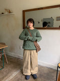 [unisex] Ponko over cable knit