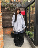 Rogen Hooded String Two-Way Field Jacket
