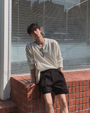 Solar Linen V-neck Knit