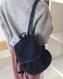 Taple Denim Cotton Bucket Backpack