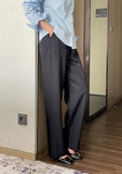 Tinel Pintuck Wide Banding Slacks