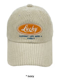 LUCKY CORDUROY BALL CAP