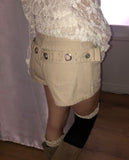 Danto Eyelet Studded Shorts
