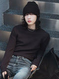 Fit Ribbed Muscle Raglan Brushed Long Sleeve Tee