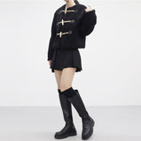 Lowna two button pocket skirt