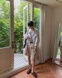 Pia Linen Half Pants