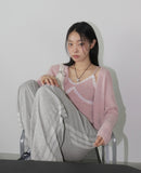 Poring race track color matching training pile pants