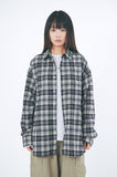 Daily heavy over glen check shirt