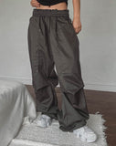 Heavy Double Knee Pintuck Wide String Pants