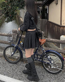 Panji Denim Jacket Skirt Set