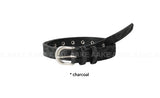 LEOPARD EYELET BELT