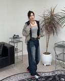 Edin Brush Curved Denim Pants