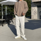 Hachi loose fit collar knit