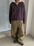 Dalmon Peach Fuzz Parachute Cotton Wide Pants
