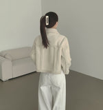 Lovely Casual Crop Duffle Full Fur Mustang