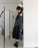 Courtner Two-Way Cable Boat Neck Knit