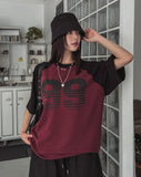 99 Raglan Oversized Knit Short Sleeve
