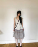 Hutom Lace Midi Skirt