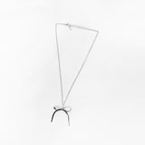 Porunch Silver Ribbon Necklace
