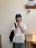 [BAONHAUS] Genbo Frill Tiered Short Sleeve Tee