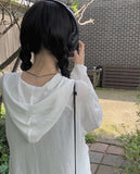 Azi Yeori Hooded Blouse