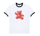 Jelly Bear Ringer Short Sleeve Tee