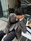 Premium Shetland Check Wool Jacket