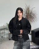 Nez suede biker jacket