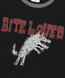 BITE LOVER CROP RINGER TEE