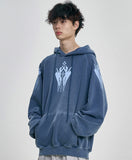 Cross Symbol Raglan Hoodie